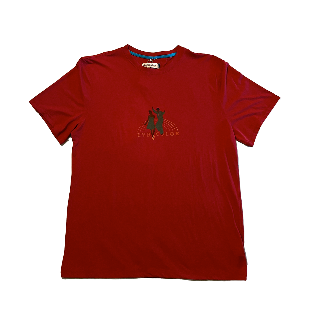 Color of Movement Evrycolor Red Tee