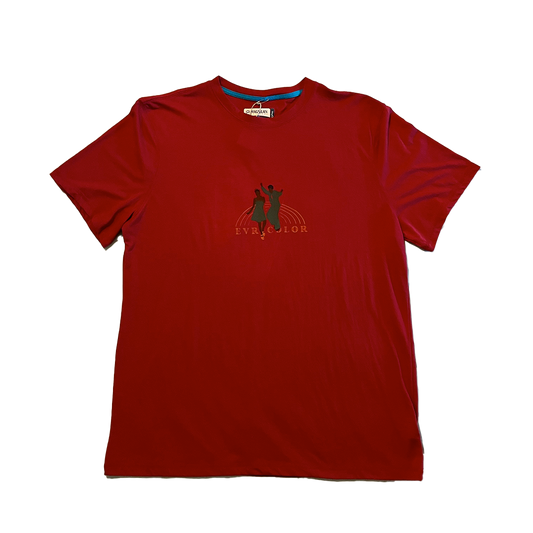 Color of Movement Evrycolor Red Tee