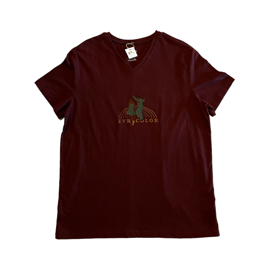 Evrycolor Color of Movement Maroon Tee