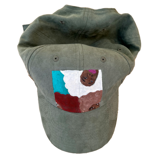 EvryFRO Olive Suede Baseball Hat